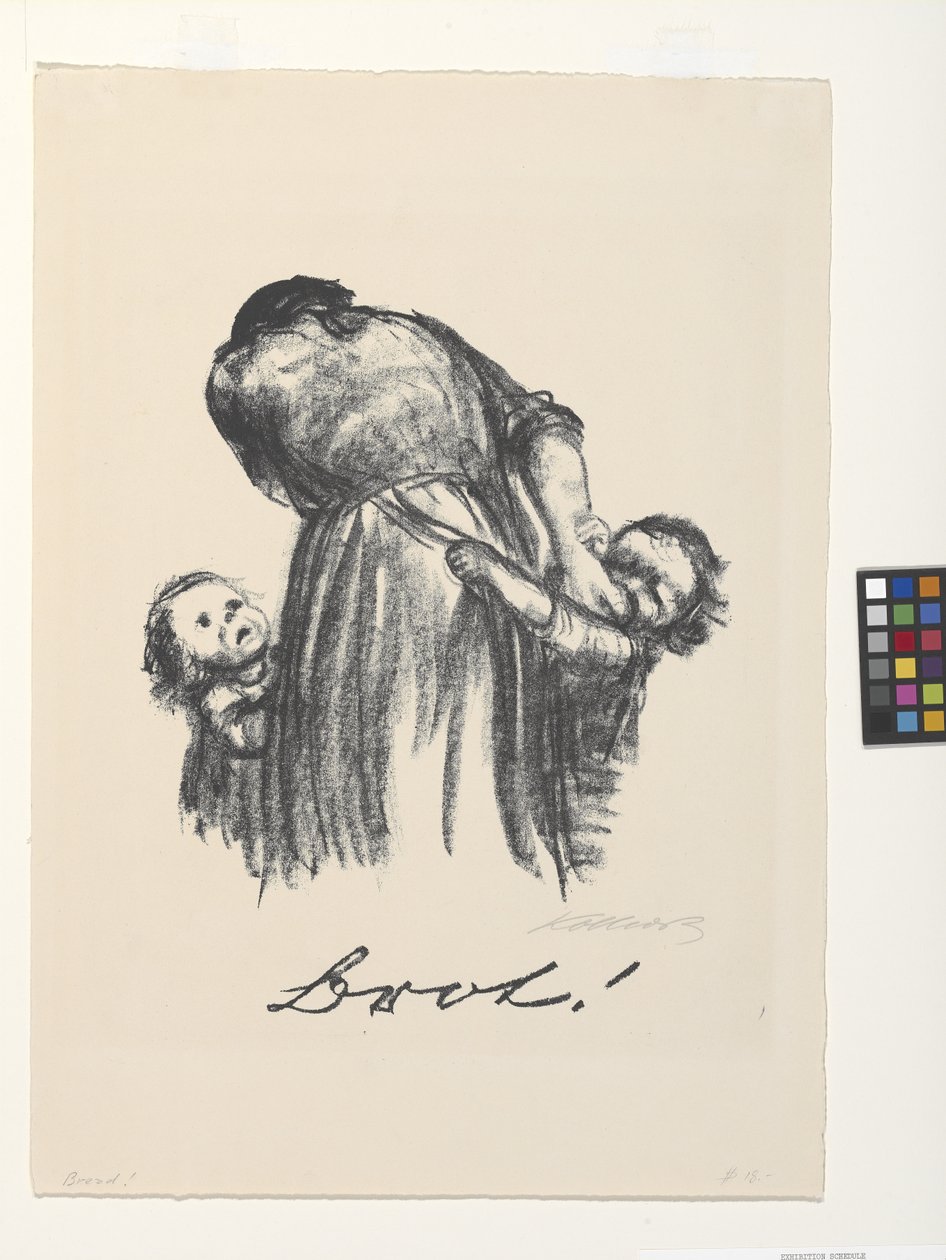 Rikkominen! tekijältä Käthe Kollwitz
