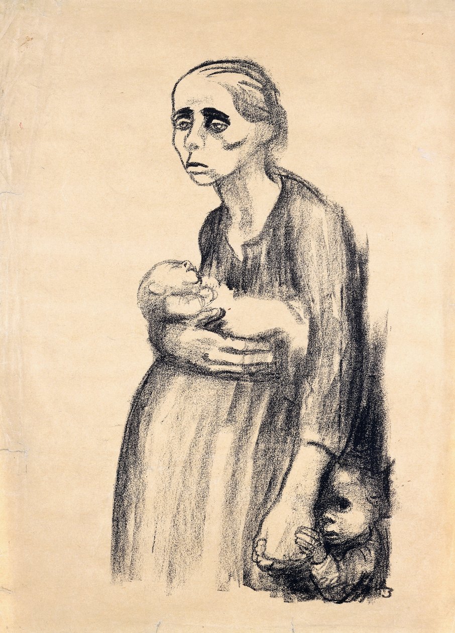Juliste kohtaan 218, 1924 tekijältä Käthe Kollwitz