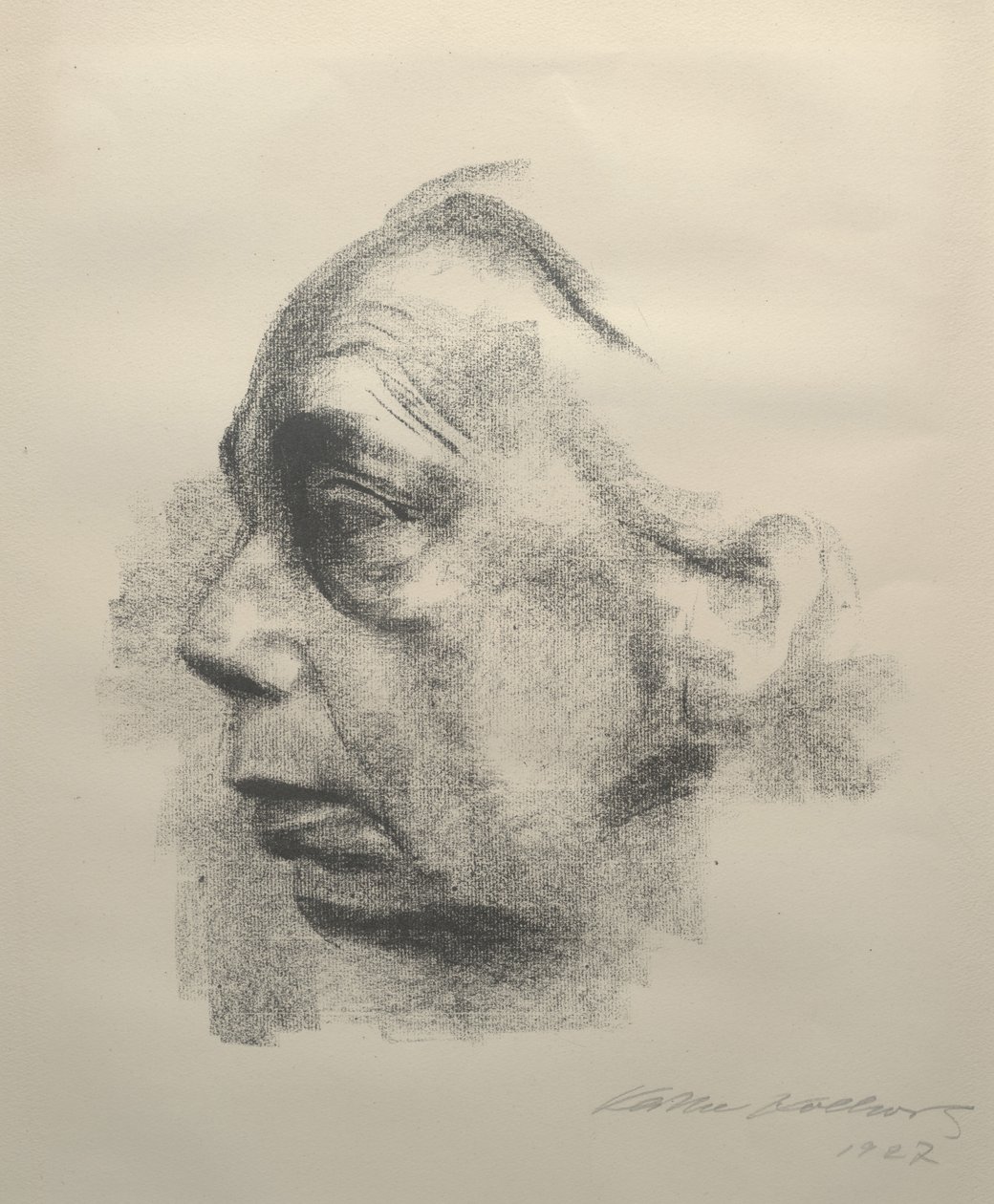 Omakuva, 1927 tekijältä Käthe Kollwitz