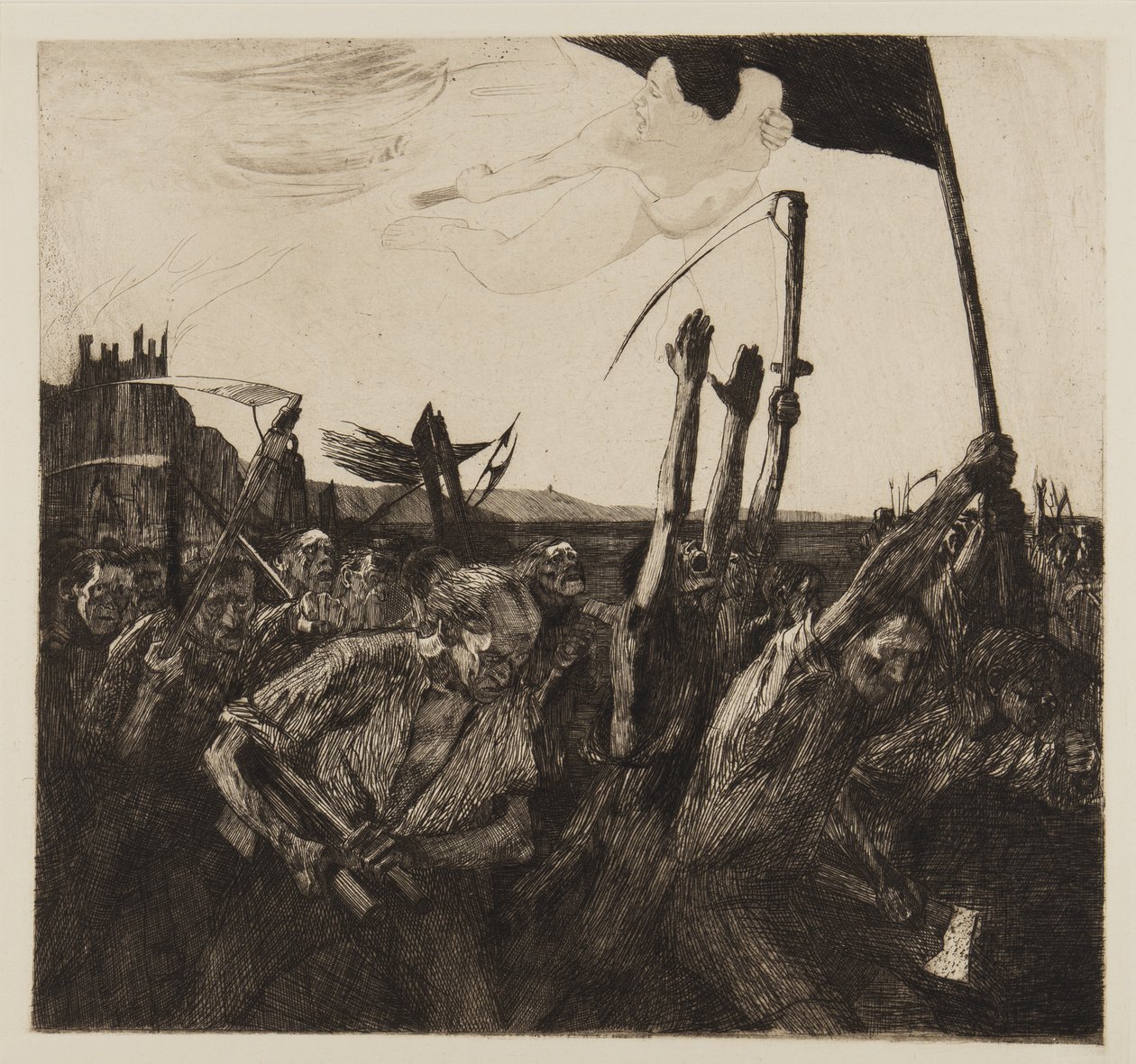 Kapina, 1899 tekijältä Käthe Kollwitz