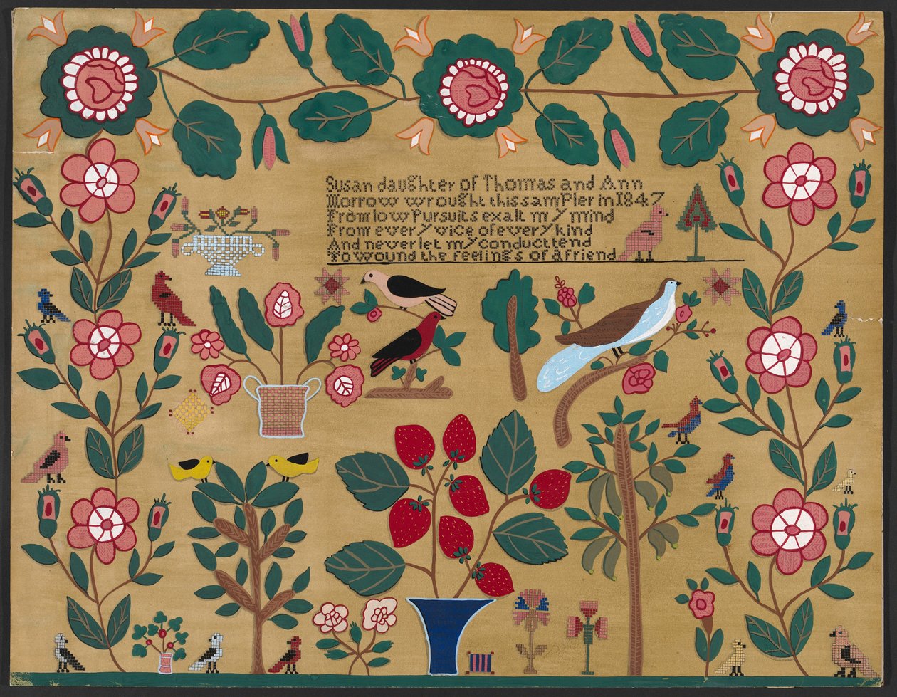 Sampler, c. 1936. tekijältä Katherine Hastings