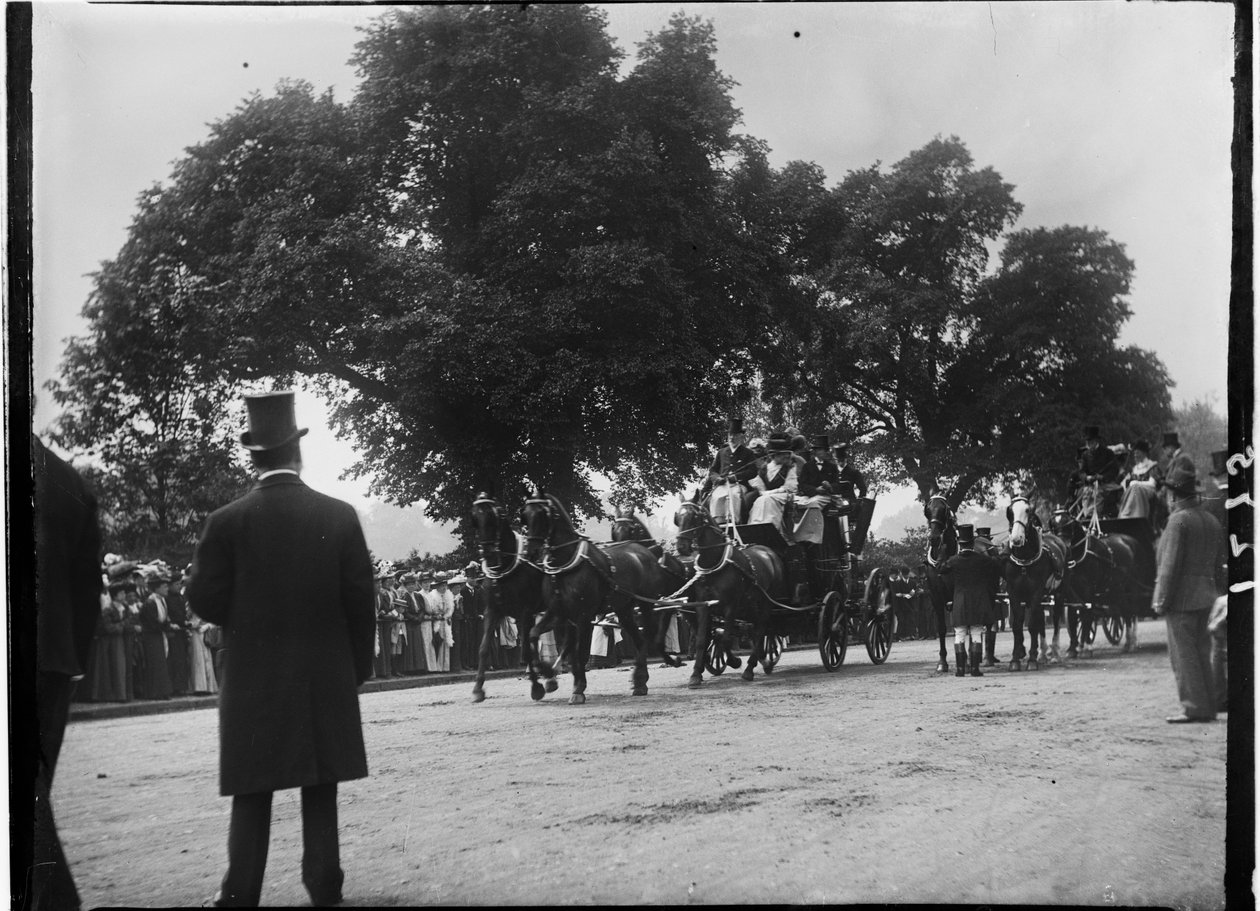 Hyde Park, City Of Westminster, Lontoo, 1.6.1907 (b/w kuva) tekijältä Katherine Jean Macfee