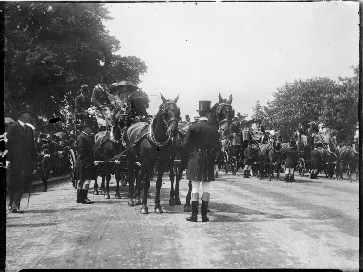 Hyde Park, City Of Westminster, Londres, 27/04/1905 (foto em preto e branco) finlandês tekijältä Katherine Jean Macfee