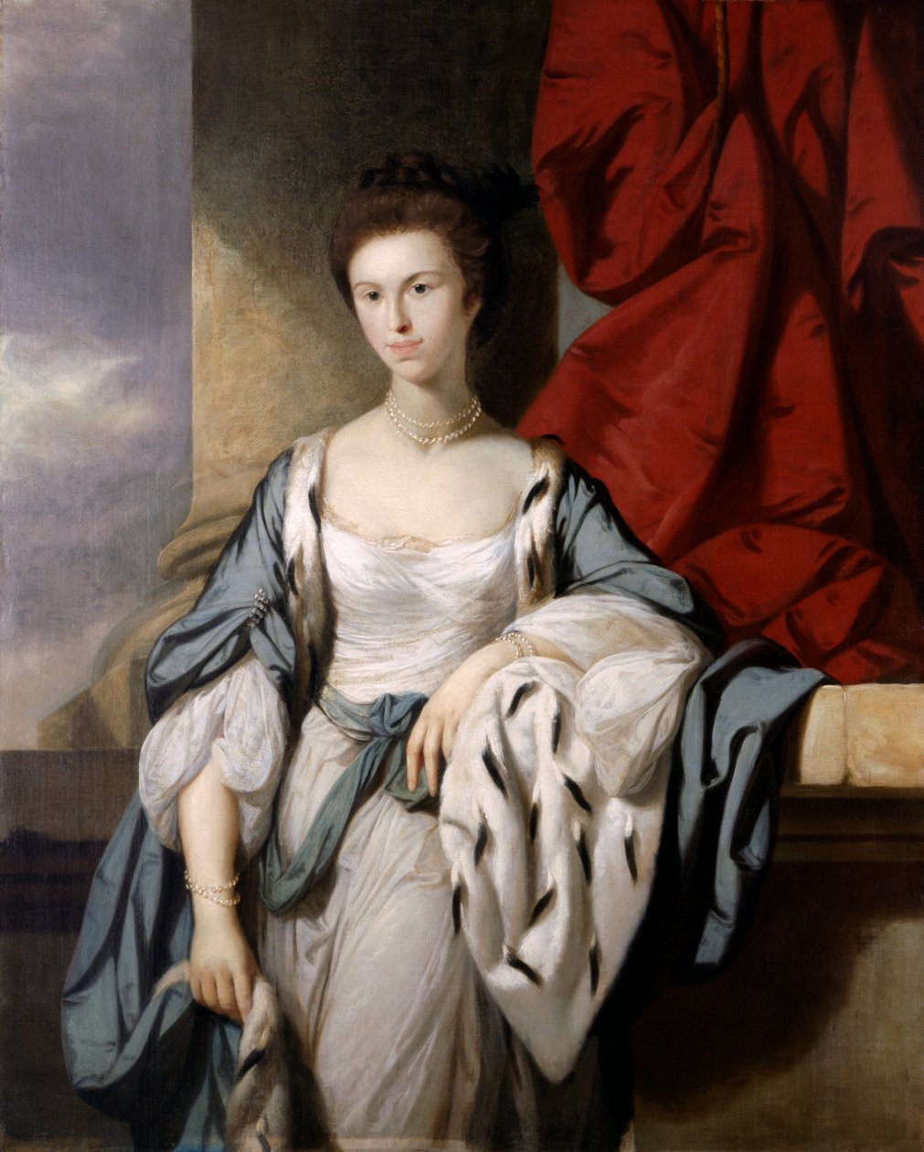 "Maria Constantina Trevor, Suffolkin kreivitär", 1700-luku tekijältä Katherine Read