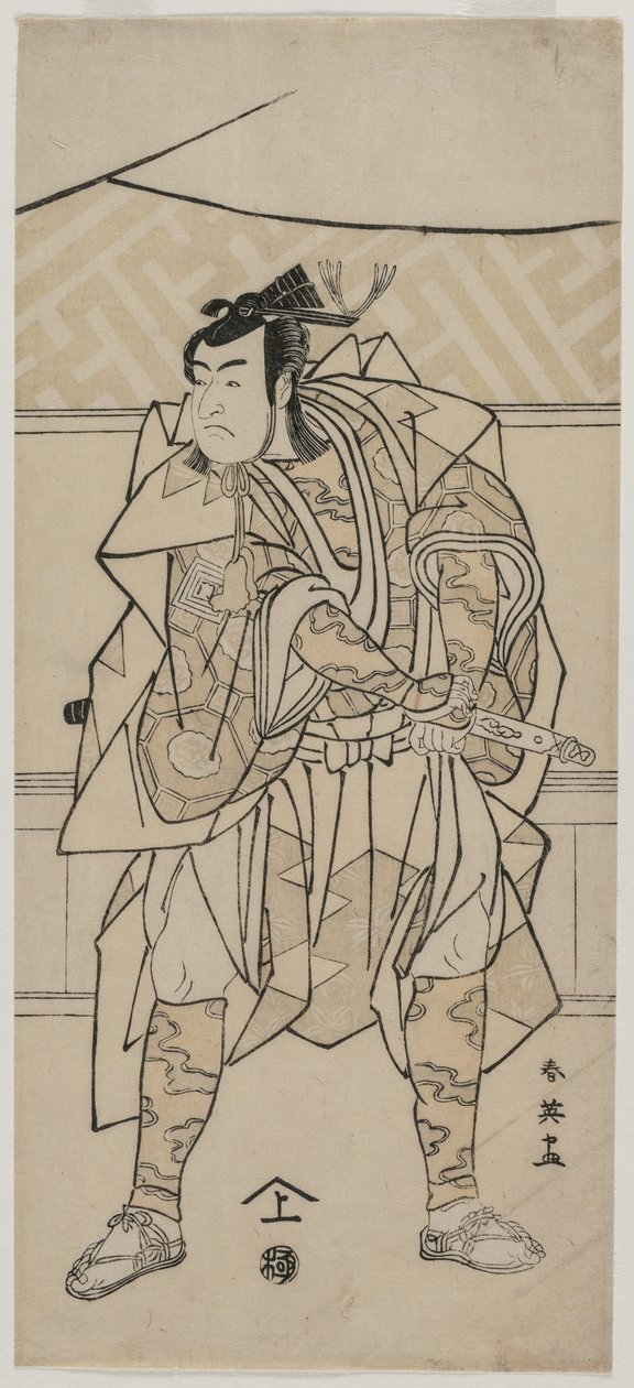 Ichikawa Monnosuke Hyvä Samuraina tekijältä Katsukawa Shunei
