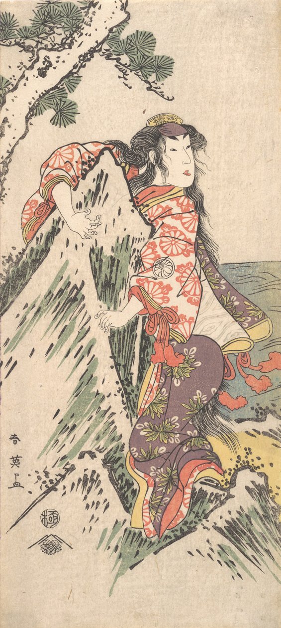 Kabuki Ac ja r Segawa Chrysanthemum Woman Hyvä jäsen, 1788. tekijältä Katsukawa Shun