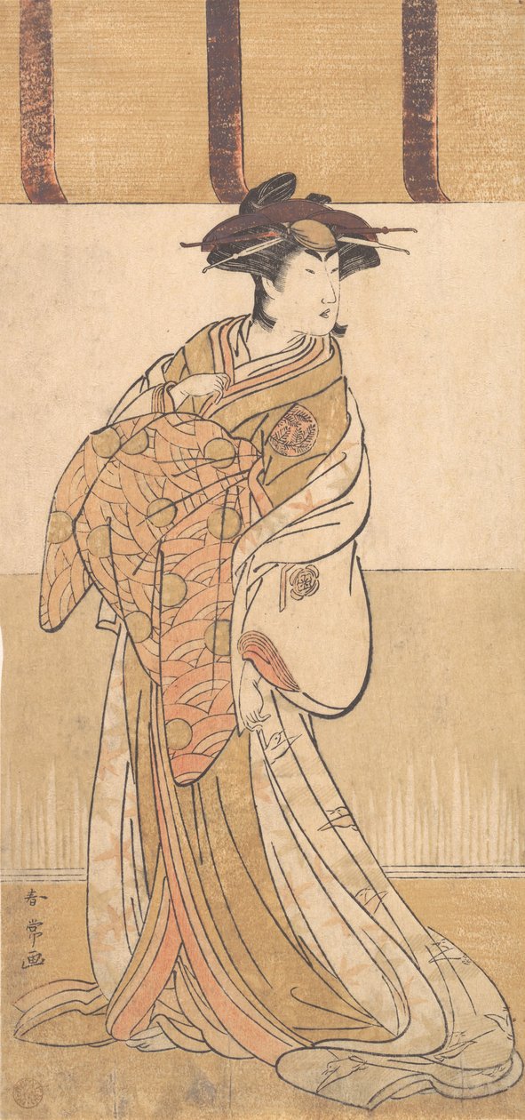 Nakamura Riko Oiso no Toran roolissa, 2. kuukausi, 1782. tekijältä Katsukawa Shunjo