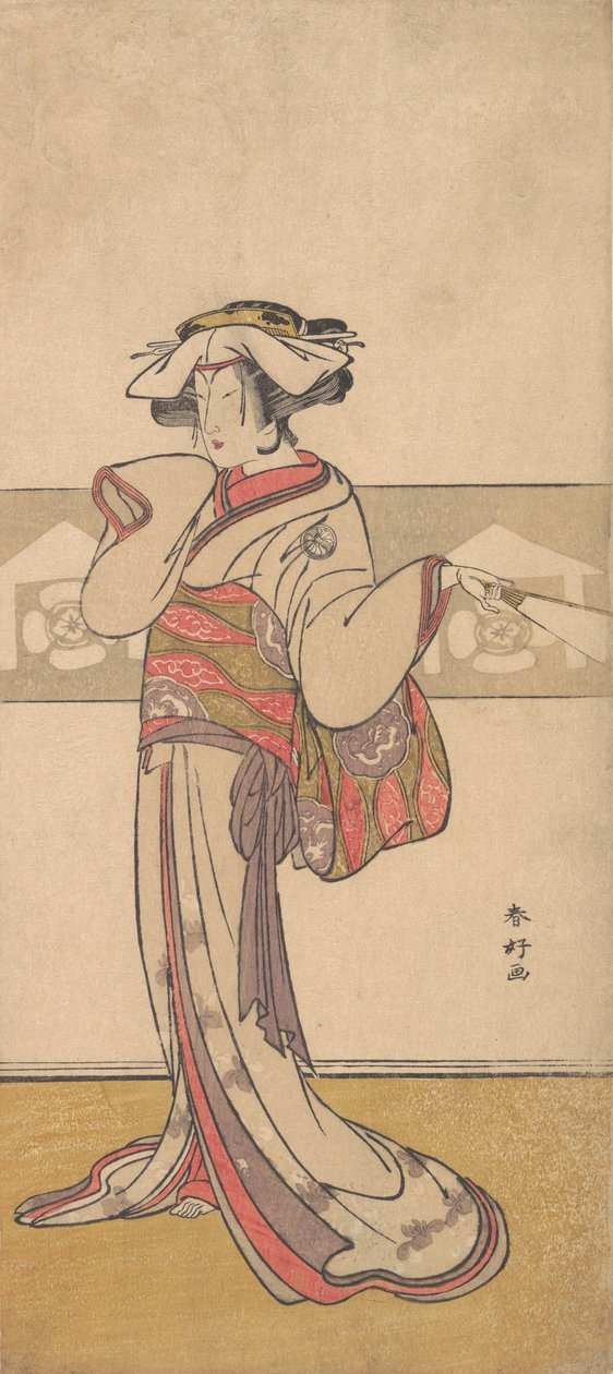Segawa Chrysanthemin nainen Mukava tien jäsen, tiikeri rannalla, vai mitä? 1790. tekijältä Katsukawa Shunko