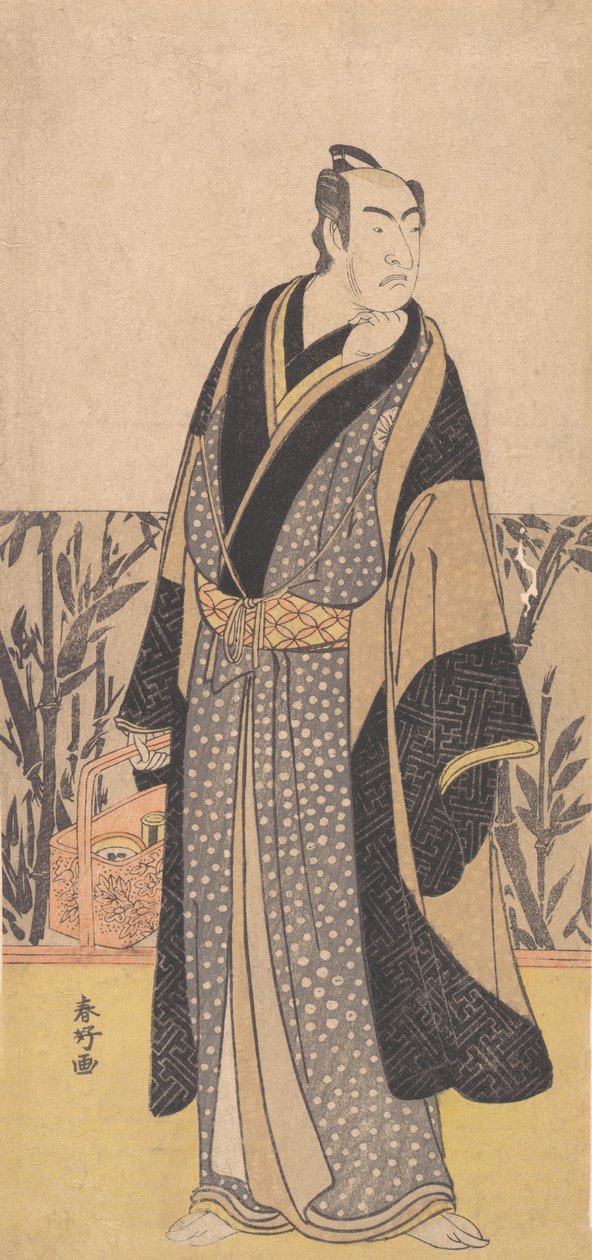 Näyttelijä, Matsumoto Koshiro I 1674-1730 tunnistamattomassa roolissa, 1700-luvun loppu. tekijältä Katsukawa Shunko
