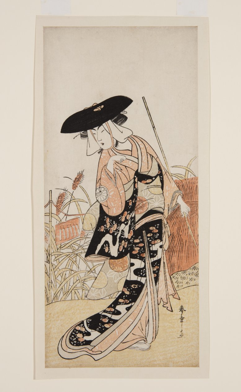 Ac and r Segawa Chrysanthemum Woman Good As Fox Chrysanthemum (Chrysanthemum-Gitsune) tekijältä Katsukawa Shunsho