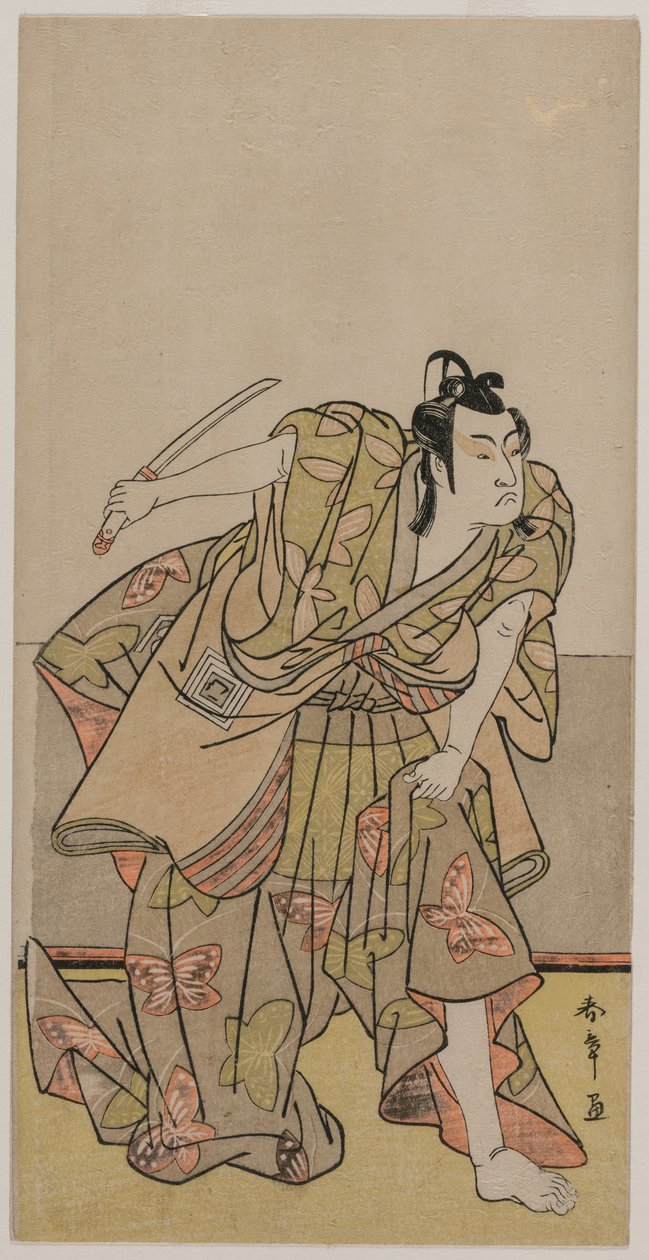 Kun Ichikawa Monnosuke oli hyvä esi-isä tekijältä Katsukawa Shunsho