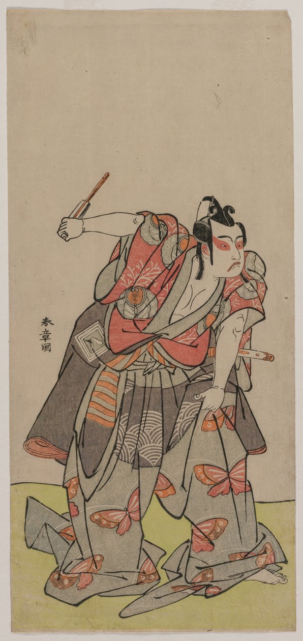 Ichikawa Yao Ii s Kun olin esi-isä, se ei ollut 1770-lukua. tekijältä Katsukawa Shunsho