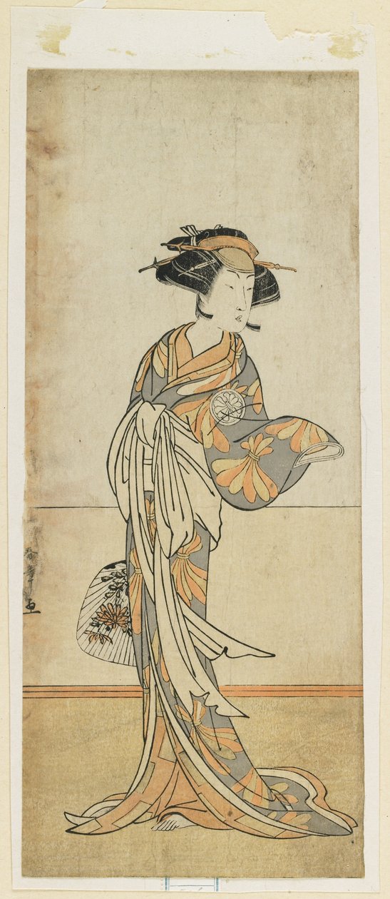 Segawa Kikunojo naisroolissa, 1700-luvun loppu tekijältä Katsukawa Shunsho