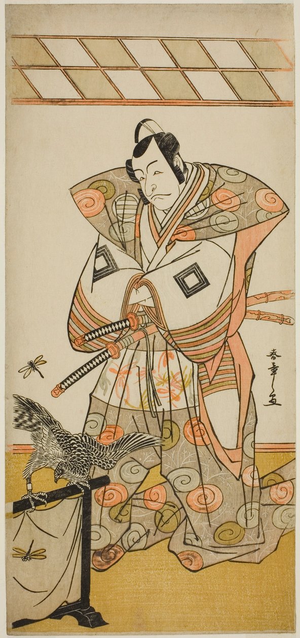 The Actor Ichikawa Danjuro V as Ashikaga Takauji in the Play Kaeribana Eiyu Taiheiki, Performed at the Nakamura Theater in the Eleventh Month, 1779   1299629   fi       finnish Successfully Translated  Original: The Grove Translat: The Grove 1324491 fi fin tekijältä Katsukawa Shunsho