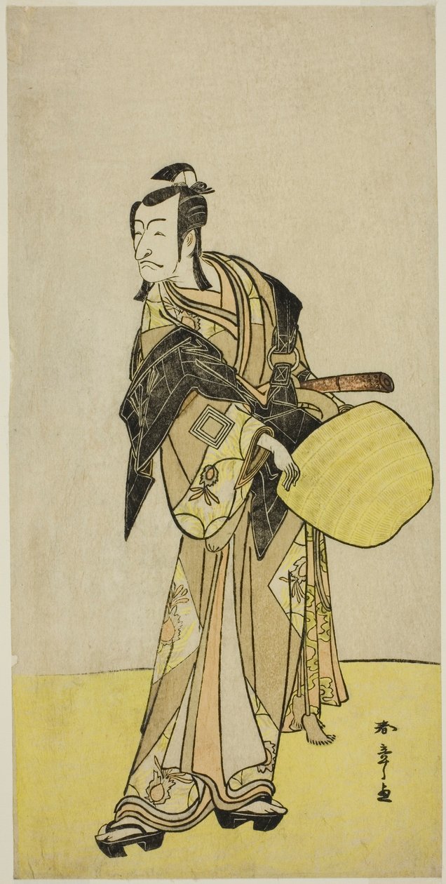 Näyttelijä Ichikawa Danjuro V Kakogawa Honzona näytelmästä "Kanadehon Chushin Nagori no Kura", joka esitettiin Nakamura-teatterissa yhdeksännessä kuussa 1780 tekijältä Katsukawa Shunsho