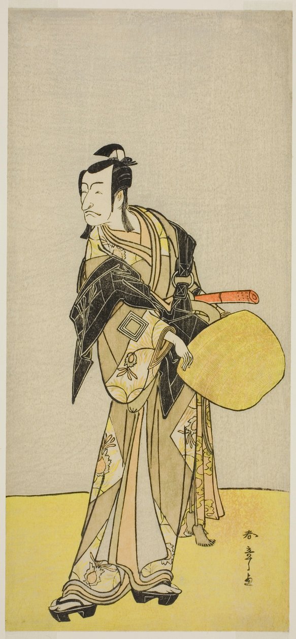 Näyttelijä Ichikawa Danjuro V Kakogawa Honzona näytelmästä "Kanadehon Chushin Nagori no Kura", joka esitettiin Nakamura-teatterissa yhdeksännessä kuussa 1780 tekijältä Katsukawa Shunsho