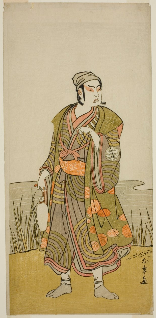 Ichimura Uzaemon Doctor X As Tee Potter Hammer Member Tee Pay Higashiyama Liiallisille syyslehdille, Esitetty Tee Ichimura Tee th, 1778 tekijältä Katsukawa Shunsho