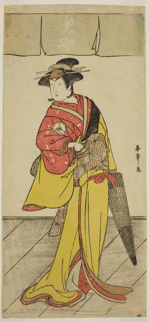 Tea C and r Celebration White Doctor V As Push Member Te Pay Kana Kirjoitus rakkaussuhteista Soga, Esitetty Te Ichimura Te, Member Te Fourth Gate, 1789 tekijältä Katsukawa Shunsho