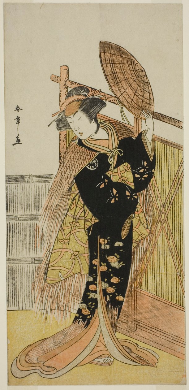 Segawa Chrysanthemum Woman Good As Michichiba Member Higashi no Mori Sakae Kusunoki Esiintyi Ichimura Member Te Eventhissä maanantaina 1779 tekijältä Katsukawa Shunsho