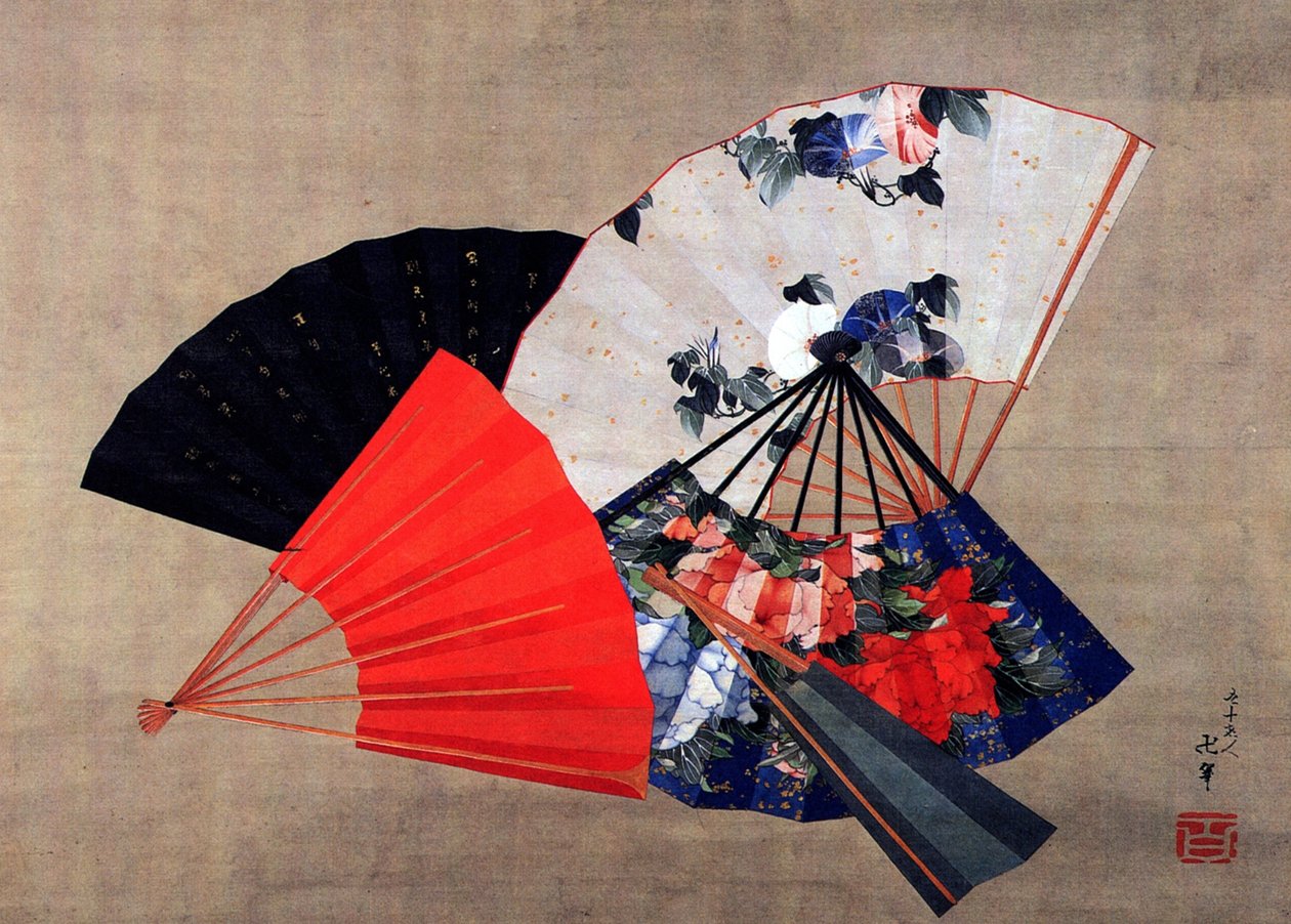 Viisi fania tekijältä Katsushika Hokusai