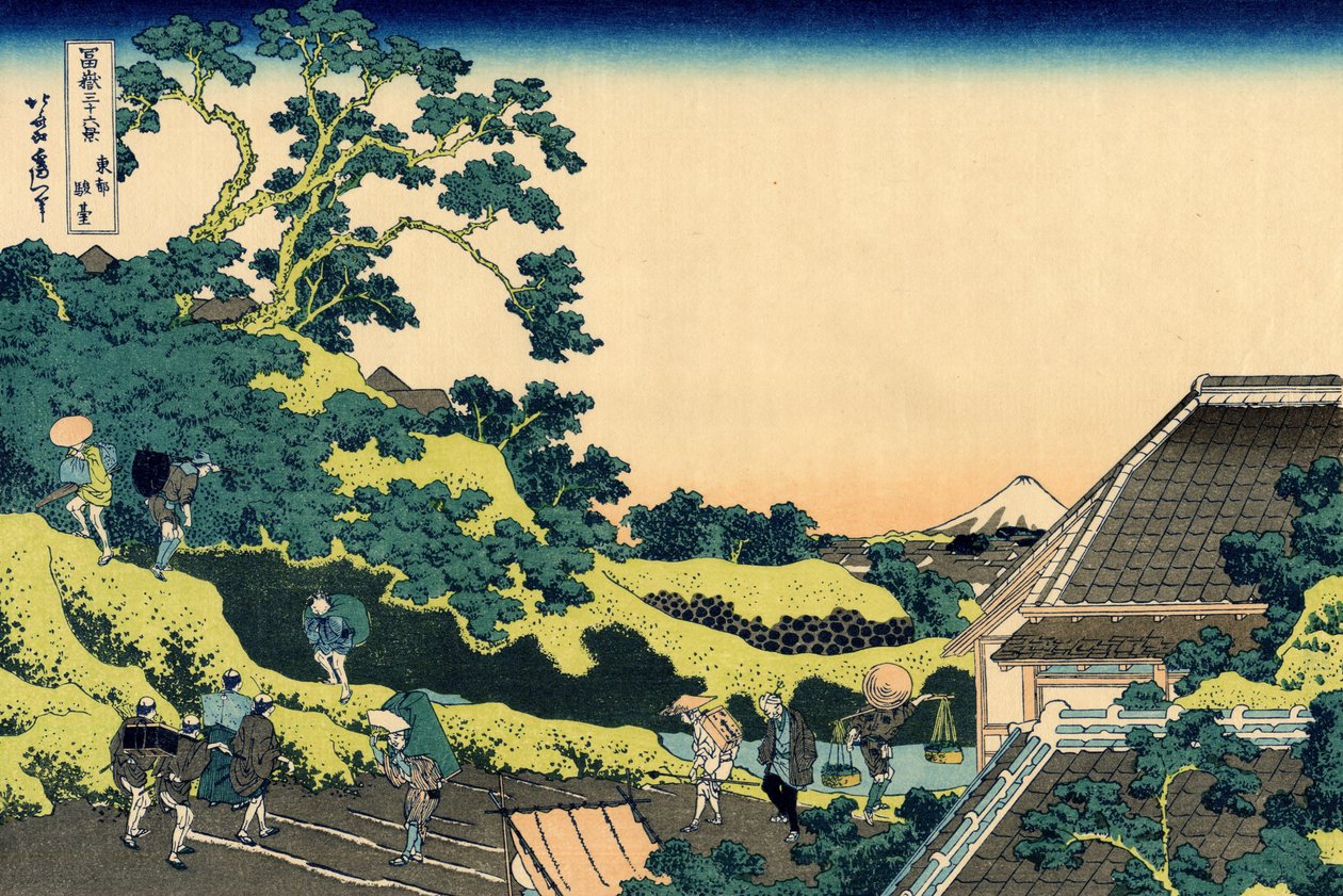 Sundai, Edo tekijältä Katsushika Hokusai