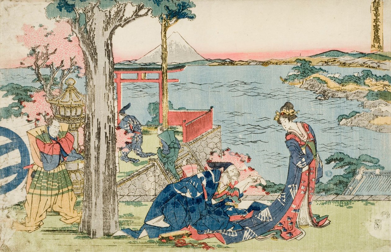 Puupiirros tekijältä Katsushika Hokusai