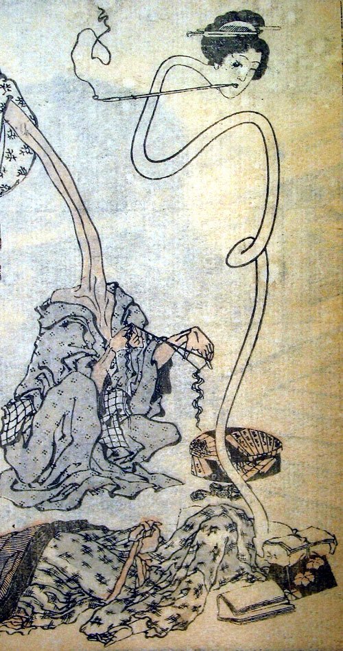 rokrokubi tekijältä Katsushika Hokusai