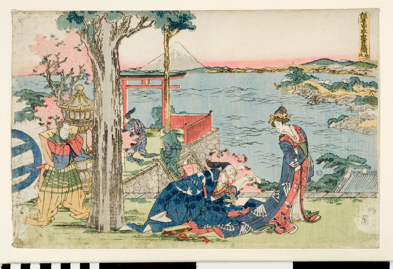 Puuleikkaus tekijältä Katsushika Hokusai