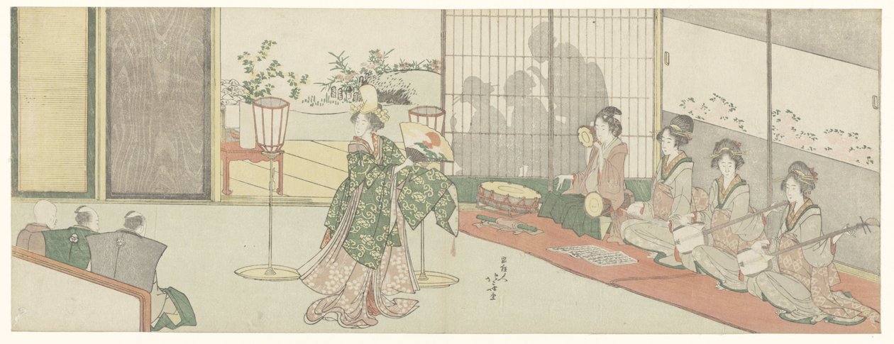 Tanssiesitys tekijältä Katsushika Hokusai