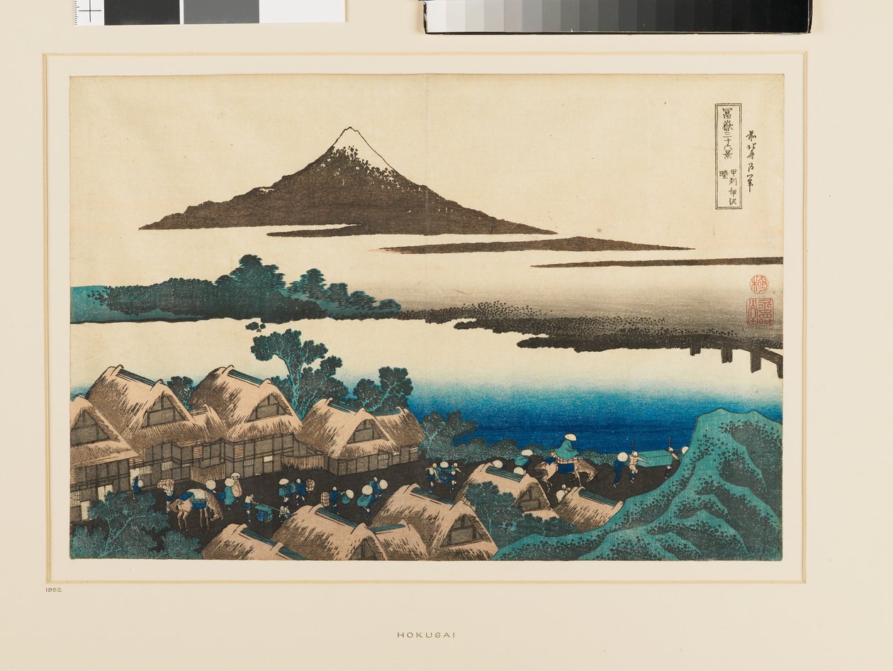 Aamunkoitto Isawassa Kain maakunnassa tekijältä Katsushika Hokusai