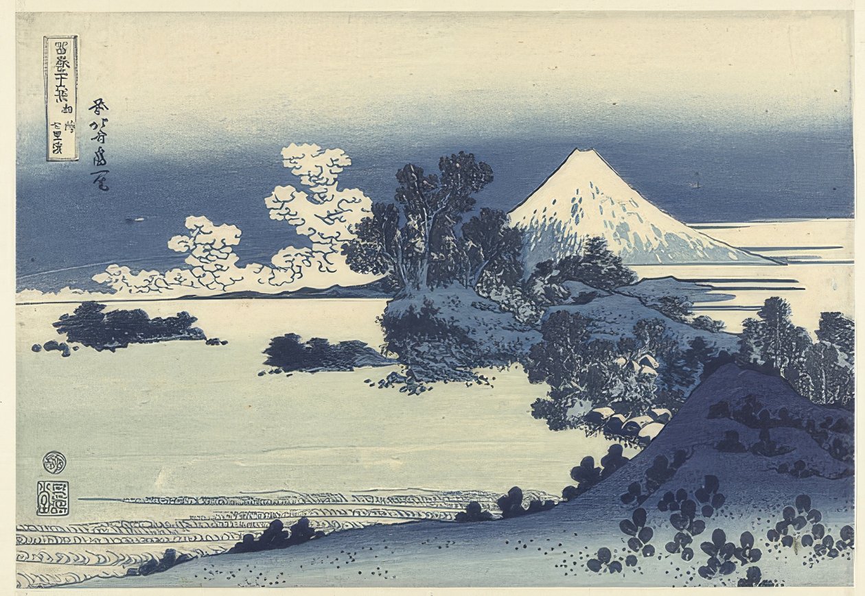 Ranta Shichiri-ga-hamassa Sagamin maakunnassa tekijältä Katsushika Hokusai