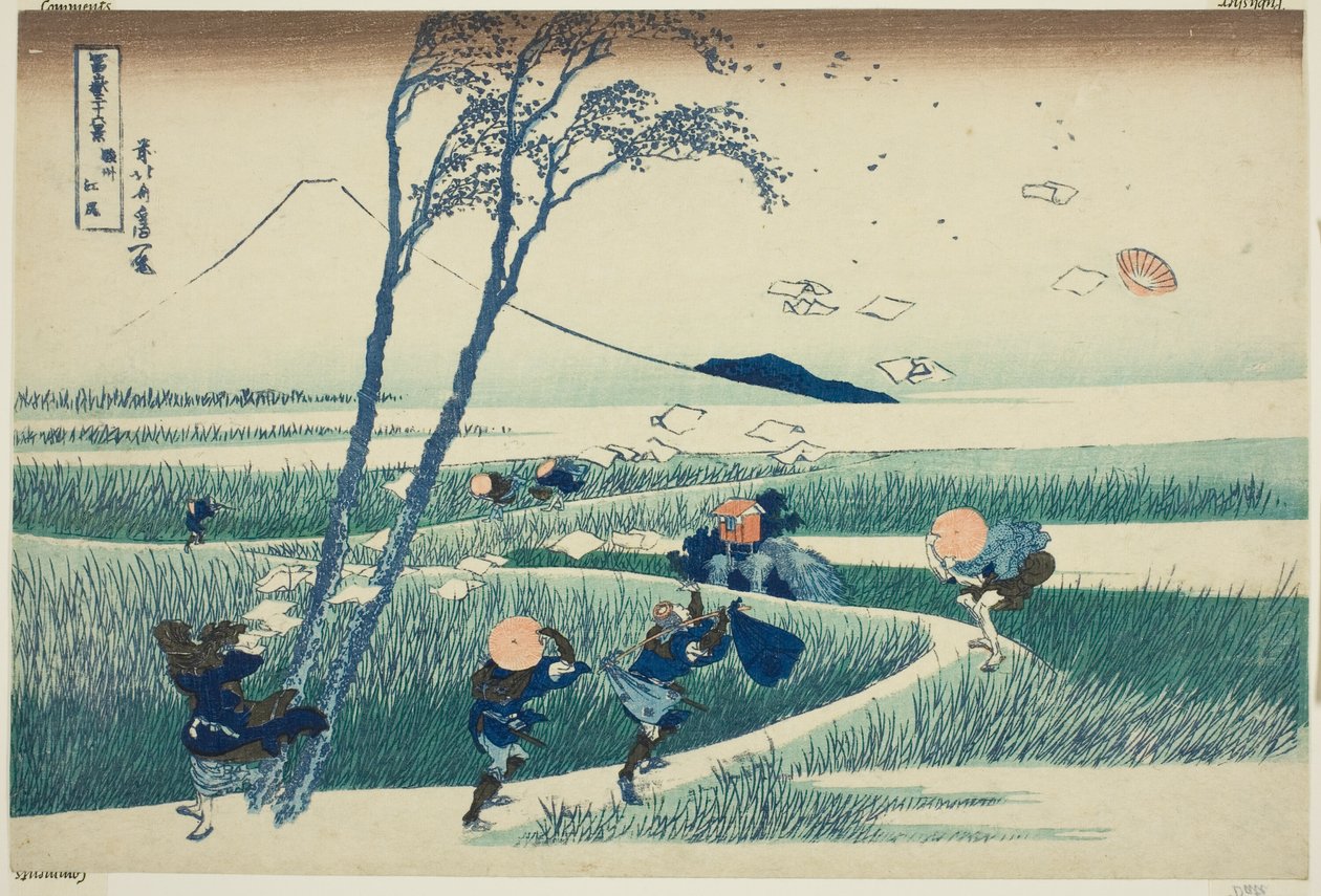 Kazuo Ejiri P Lovinse (Ejiri Sake), Teseriesistä "Tierty x Views Of Mount Fuji (Fugaku Usaju Rokukei)" tekijältä Katsushika Hokusai