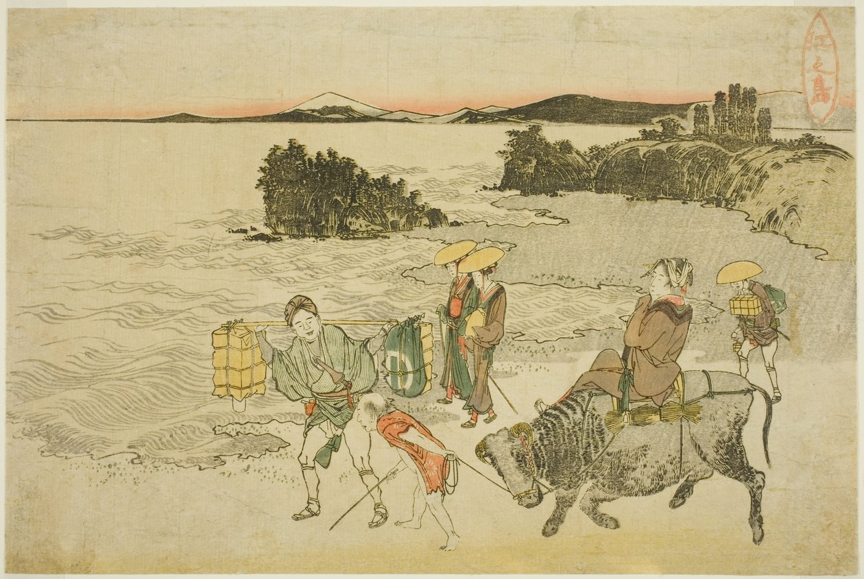 Enoshima tekijältä Katsushika Hokusai