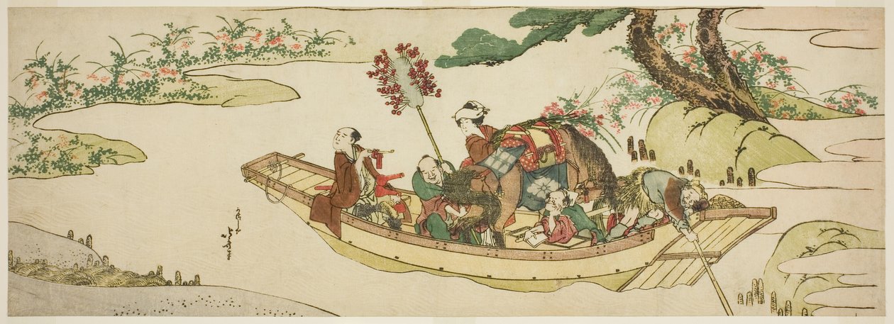 Lautta tekijältä Katsushika Hokusai