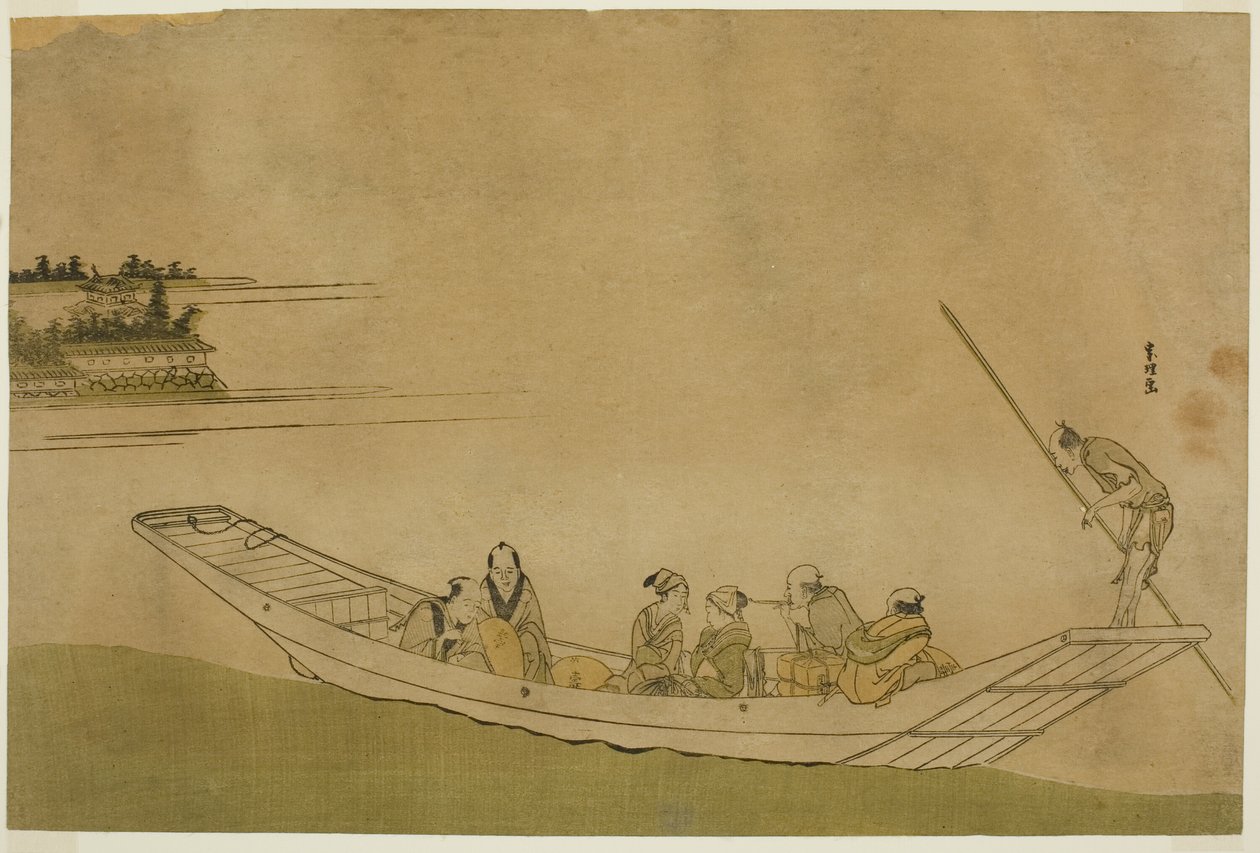 Lautta tekijältä Katsushika Hokusai
