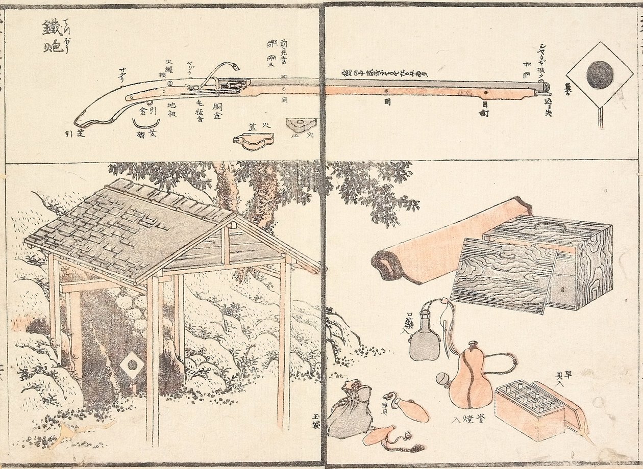 Firelock tekijältä Katsushika Hokusai