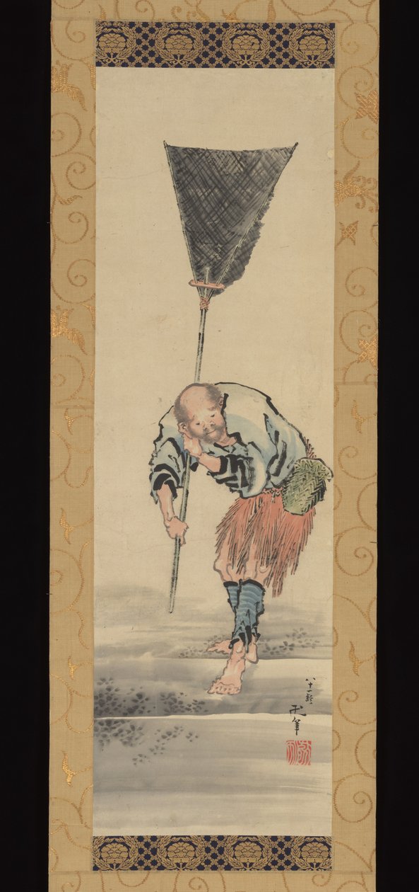 Kalastaja tekijältä Katsushika Hokusai