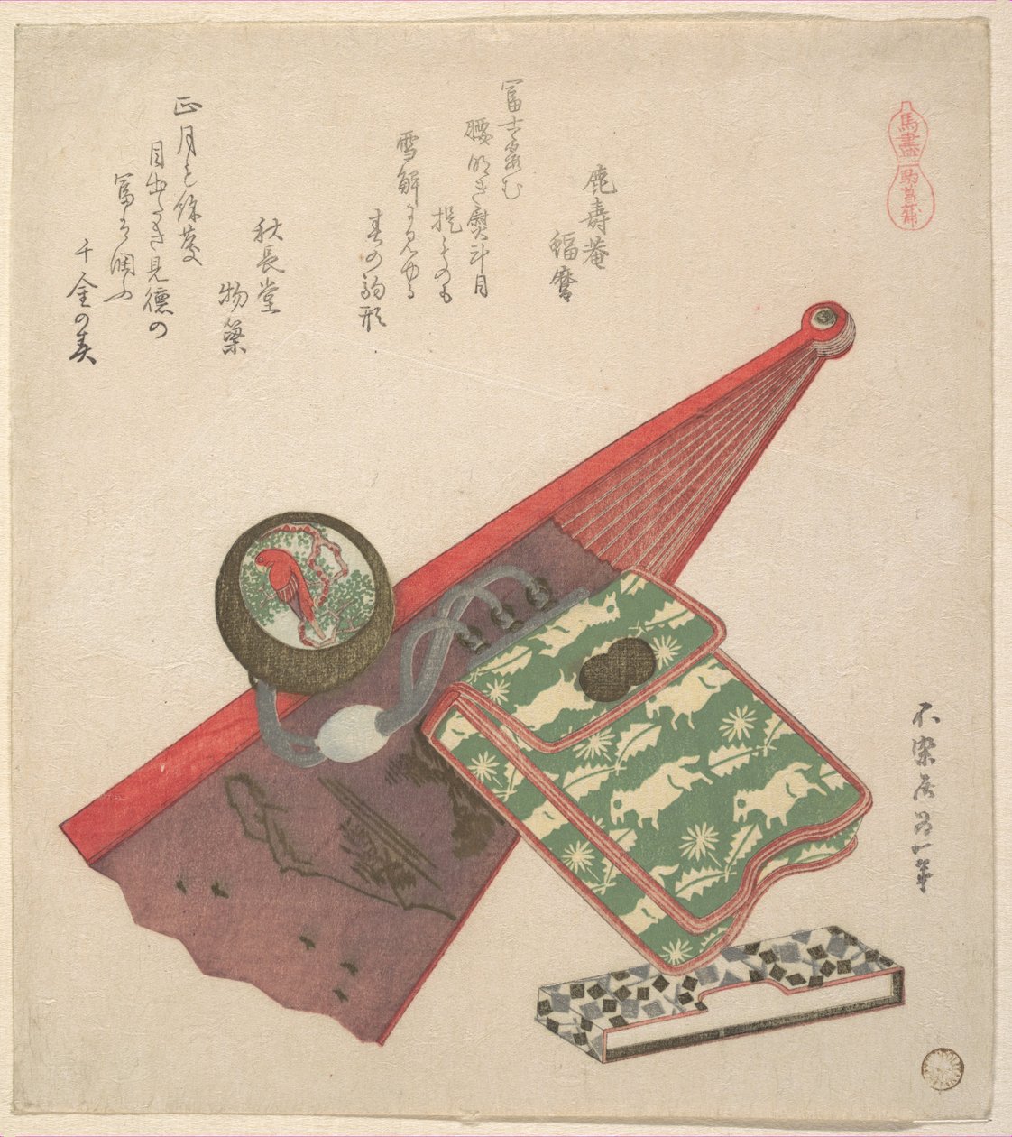 Hevoskuvio (Koma shōbu), sarjasta ”Hevoset” tekijältä Katsushika Hokusai
