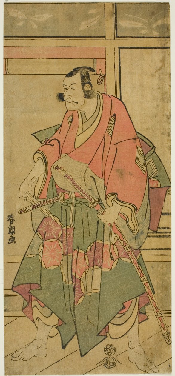 Ichikawa Dan Juro V tekijältä Katsushika Hokusai