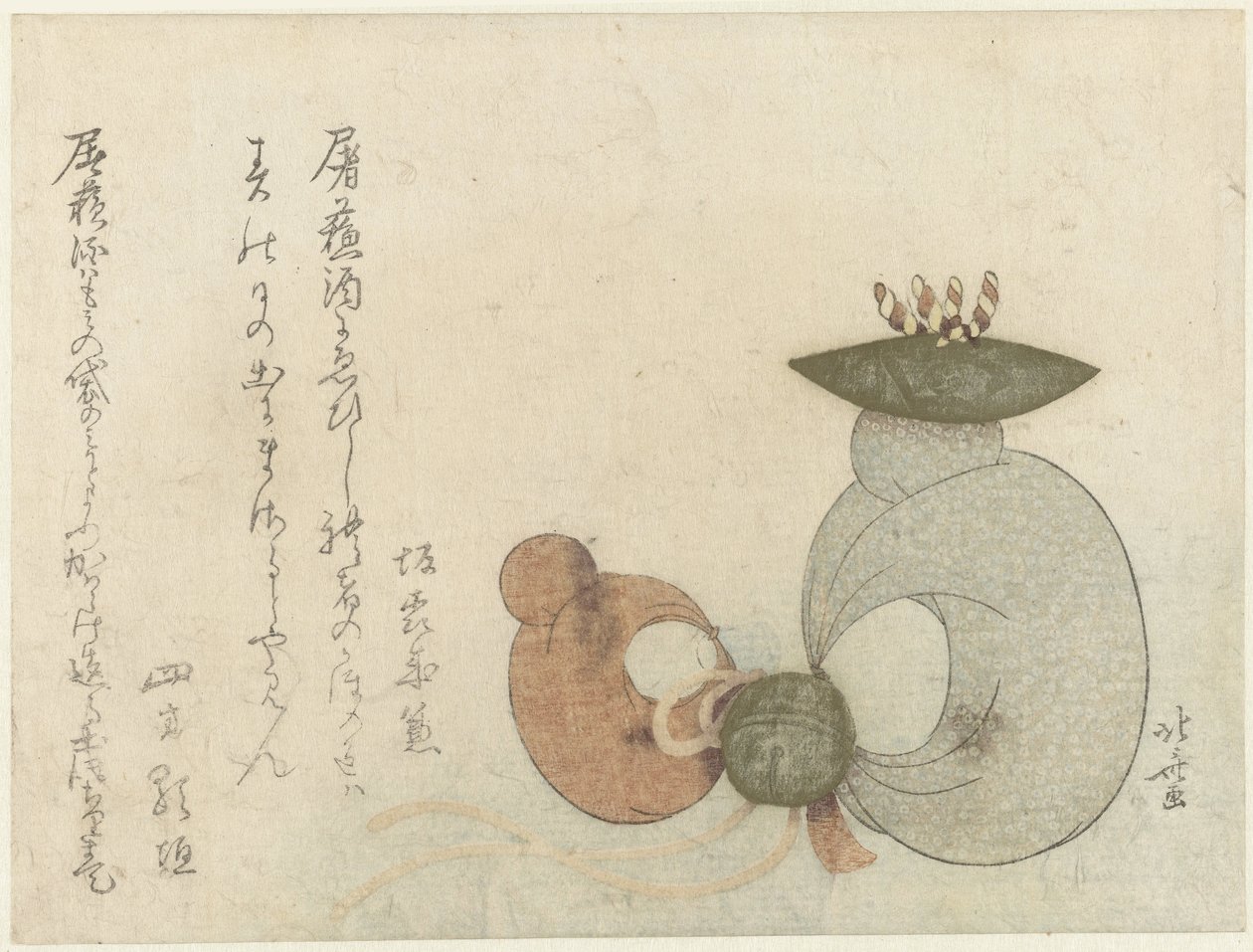 Apina-nuket tekijältä Katsushika Hokusai