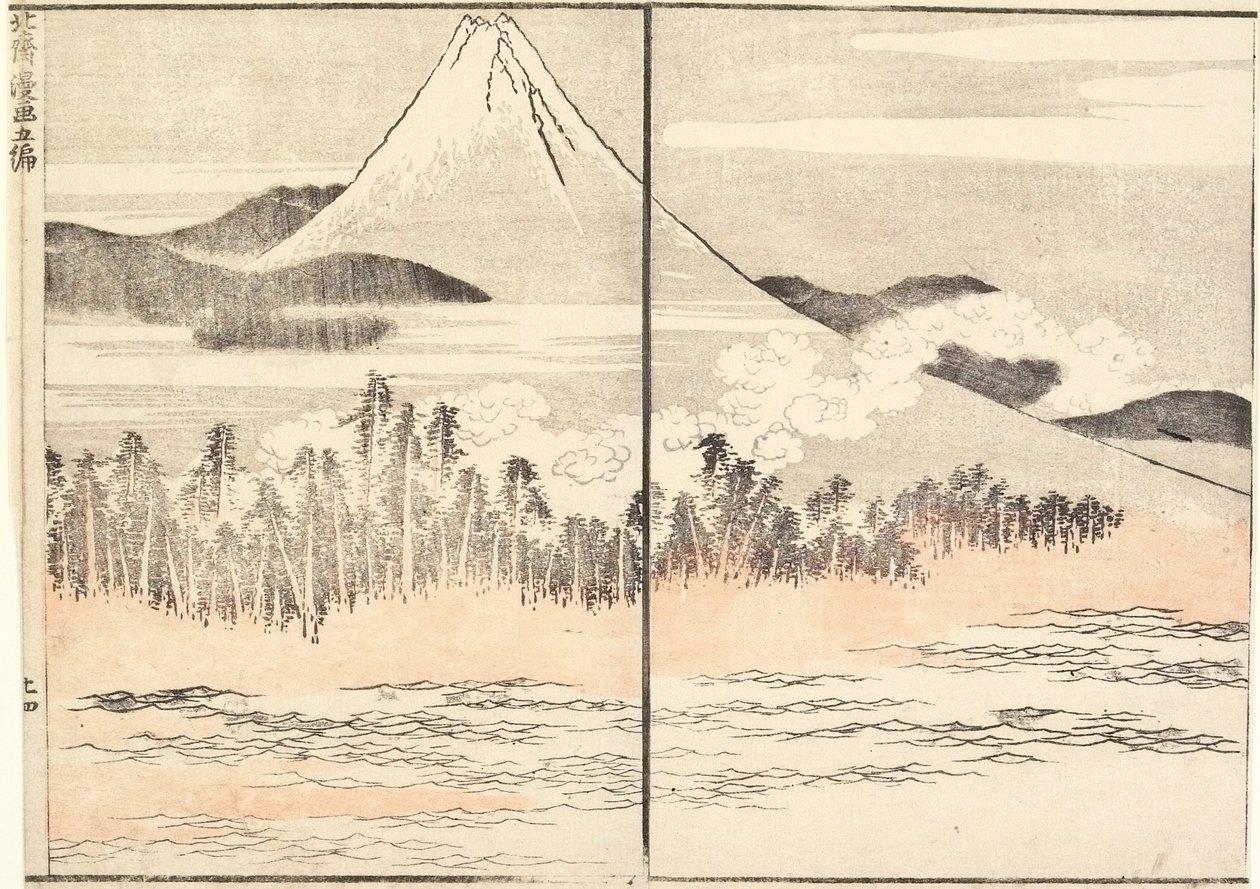 Fuji-vuori tekijältä Katsushika Hokusai