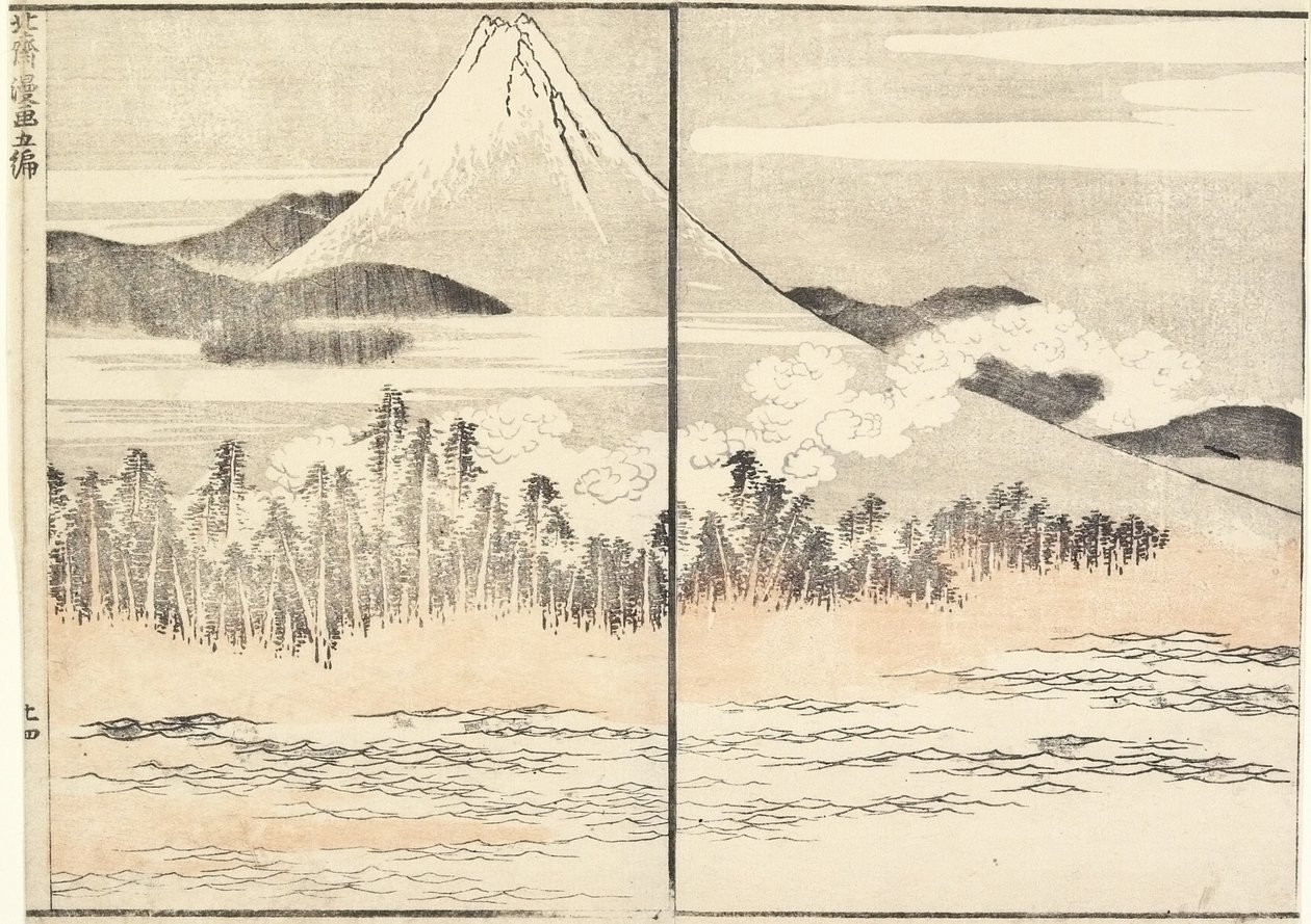 Mt. Fuji, 1816 tekijältä Katsushika Hokusai