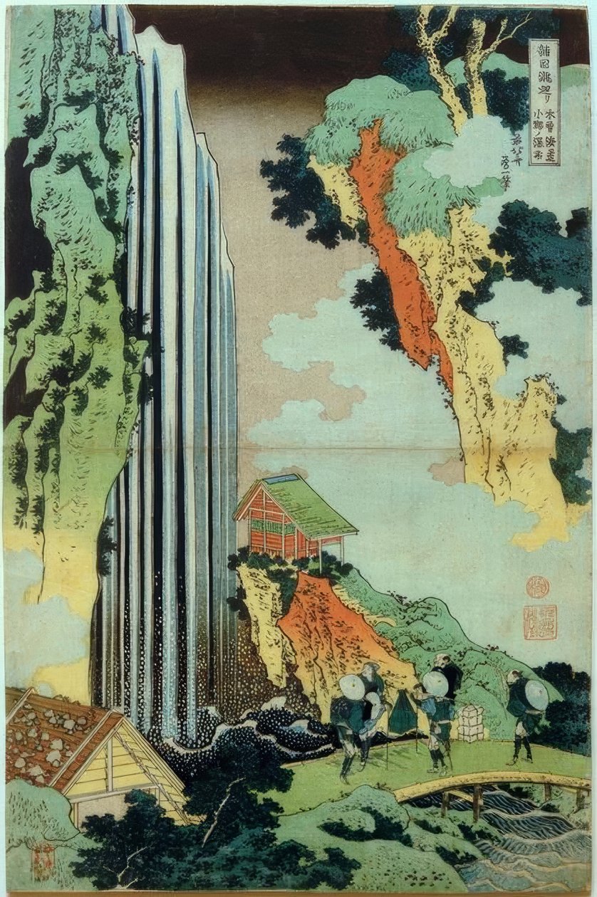 Onon vesiputous tekijältä Katsushika Hokusai