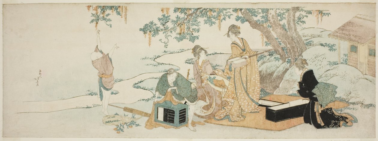 Piknik-juhla tekijältä Katsushika Hokusai