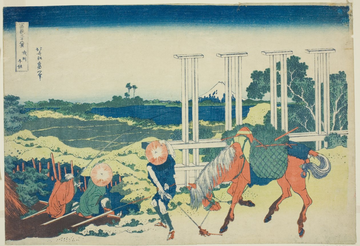 Bushu Senju, sarjasta "Tierty x Wies of Fuji" tekijältä Katsushika Hokusai