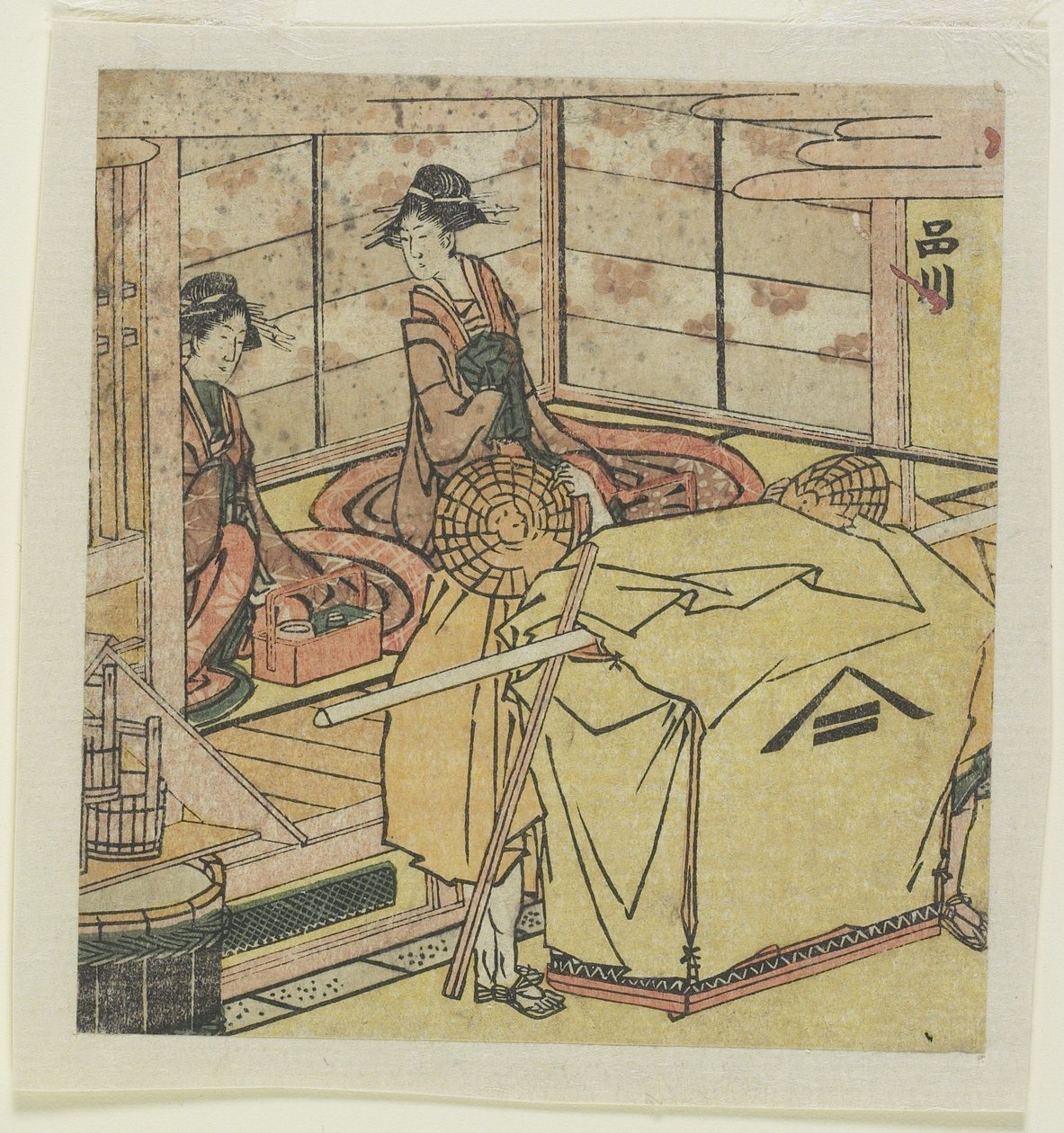 Shinagawa c. 1804 tekijältä Katsushika Hokusai
