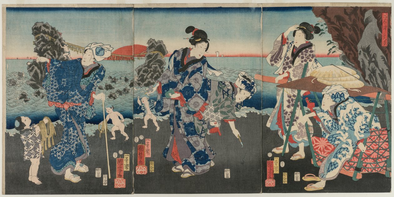 Auringonnousu Futami Bayssä tekijältä Katsushika Hokusai