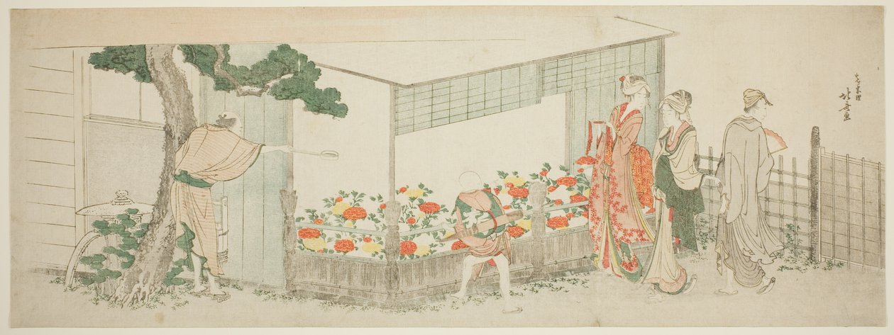 Pioni Show tekijältä Katsushika Hokusai
