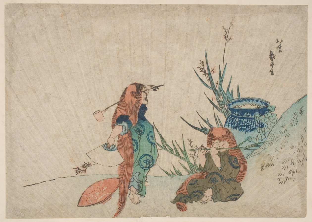 Kaksi shōjō tekijältä Katsushika Hokusai