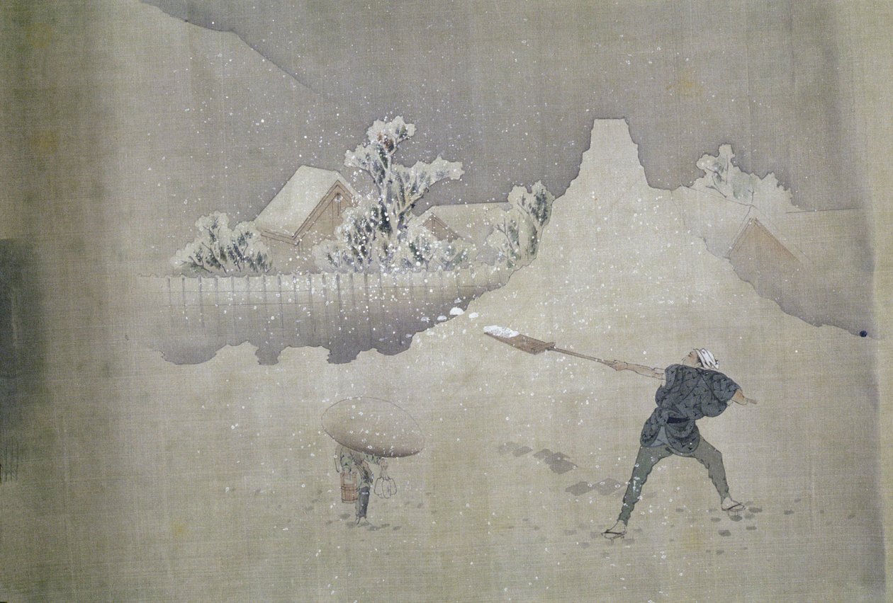 Huonekalut ja erilaiset esineet 1100- ja 1300-luvuilta tekijältä Katsushika Hokusai